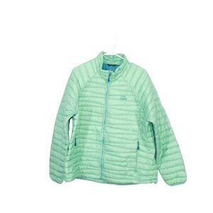 LL Bean Ultralight 850 Down Sweater Nylon Moss Olive XL Pet